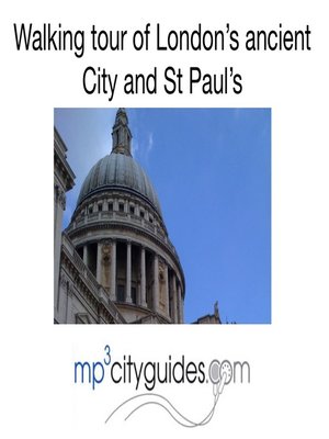 cover image of mp3cityguides Guide to London's Historic City